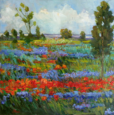 Poppies Of Spring 30x30