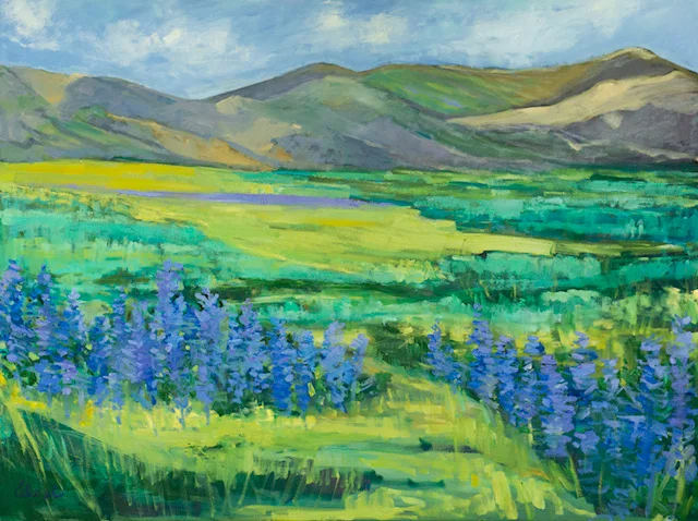 Tarzana Lupines 30x40